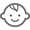 赤ちゃんアイコン